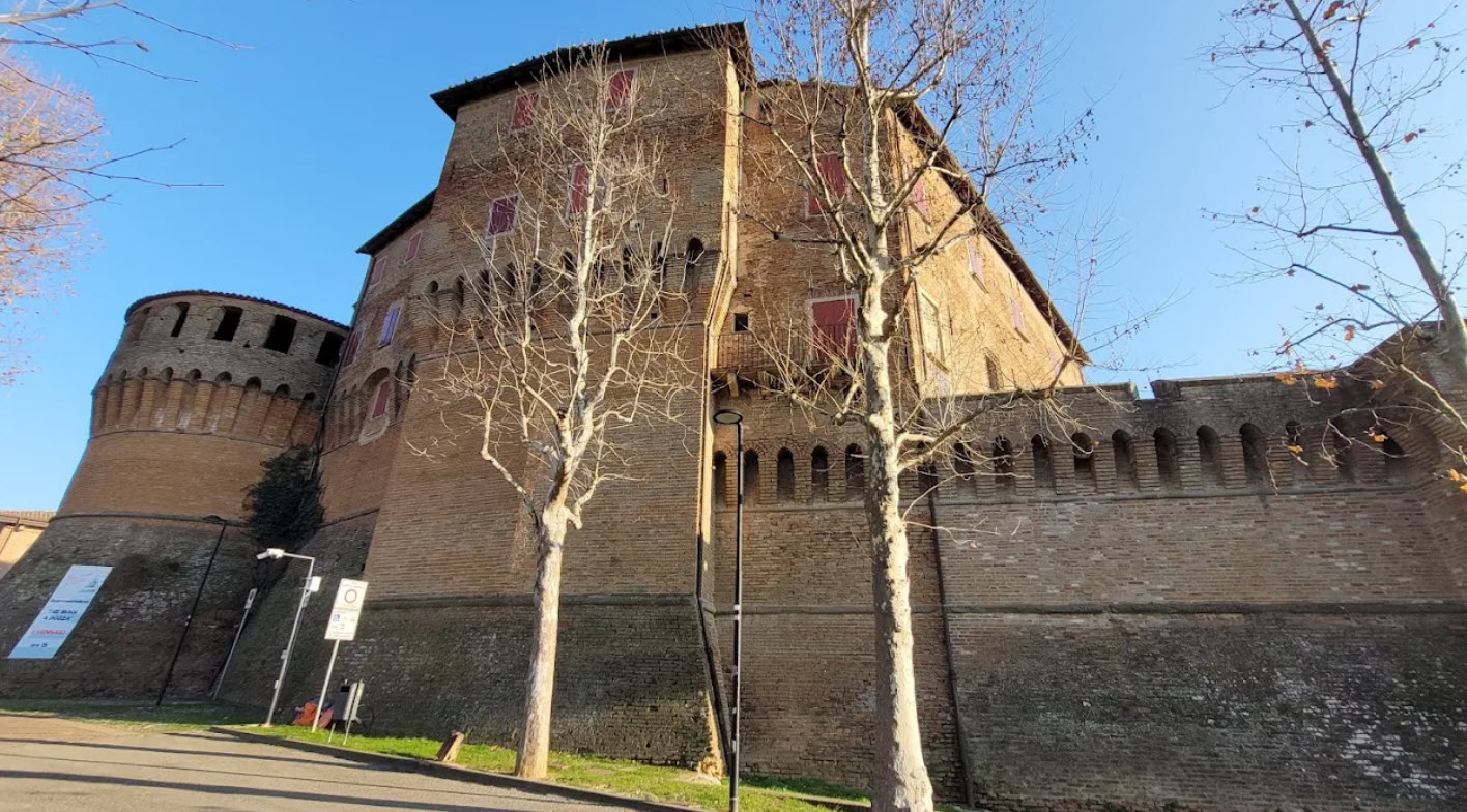 Sforza Castle in Dozza, Italy